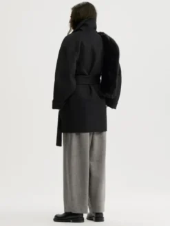 Trinelle Wool Coat Black