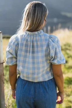 Tutti Check Light Blue