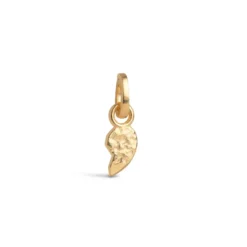 Twin Heart Charm Right Gold