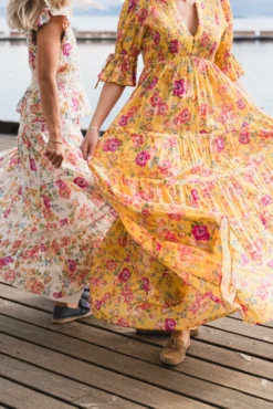 Twisted Maxi Dress Daylight Blossom