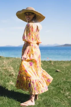 Twisted Midi Dress Daylight Blossom