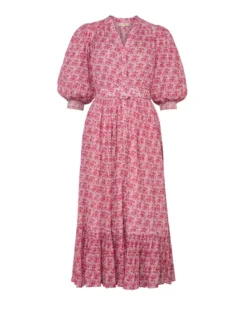Twisted Midi Dress Wildflowers