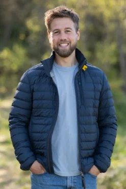 Ugo Man Down Jacket Blue Navy