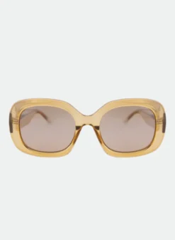 Valerie Trans Gold/Khaki Mirror