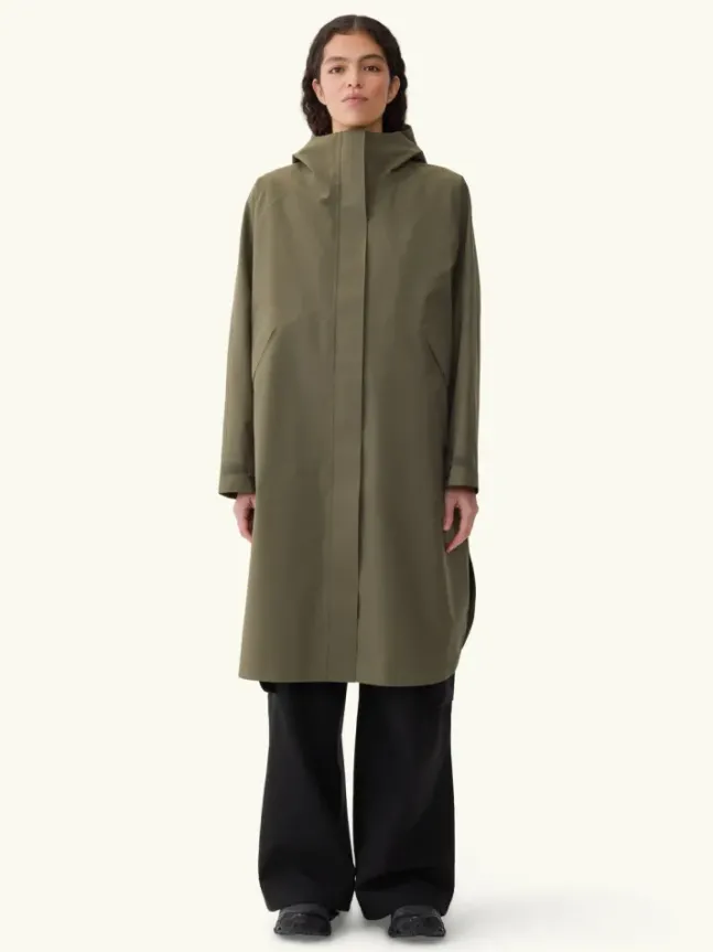 Vangen Coat Grape Leaf