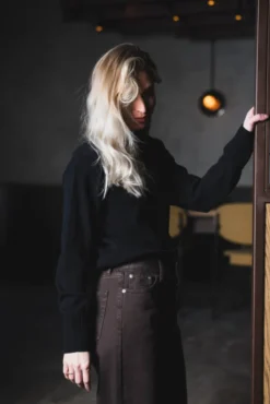 Vanille Wool Sweater Black