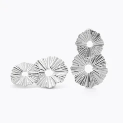Vassia Earrings Rhodium