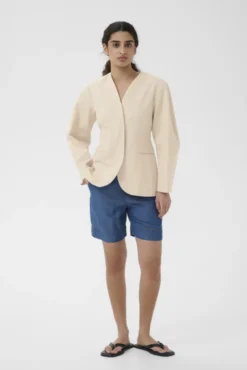 Veeta Blazer Ecru