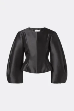 Vendela Balloon Sleeve Blouse Black