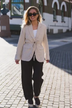 Viana Ginia Blazer Sand Melange