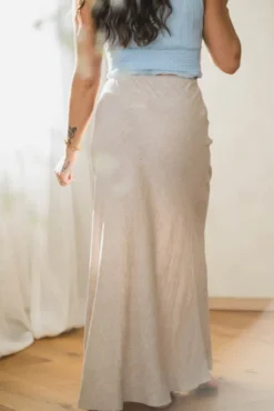 Viana Ginia Skirt Sand Melange
