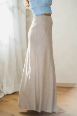 Viana Ginia Skirt Sand Melange