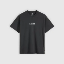 Vintage Fit Graphic Tee Logo Jet Black