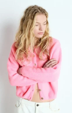 Vitow Cardigan Pink Melange