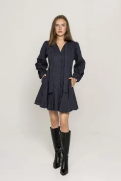 Vivienne Dress Pinstripe
