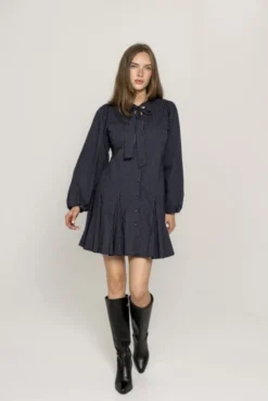 Vivienne Dress Pinstripe