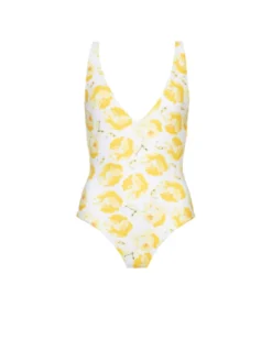 V-Neck Swimsuit Sunkissed
