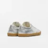 Volley Leather Silver White Natural
