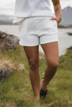 Waffle Shorts Offwhite