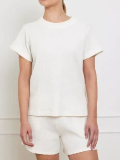 Waffle Tee Offwhite