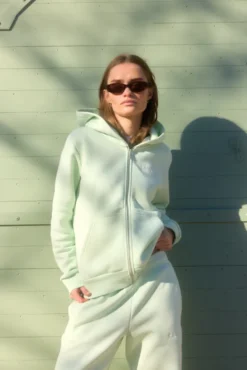 W. All-Star Zip Hoodie Pistachio