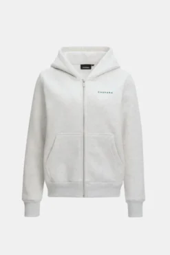 W. Cosmo Zip Hoodie Grey Melange