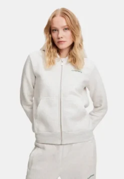 W. Cosmo Zip Hoodie Grey Melange