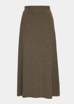 Winnie Merino Skirt Wood