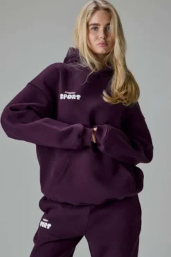 Winter Edition Hoodie Plum