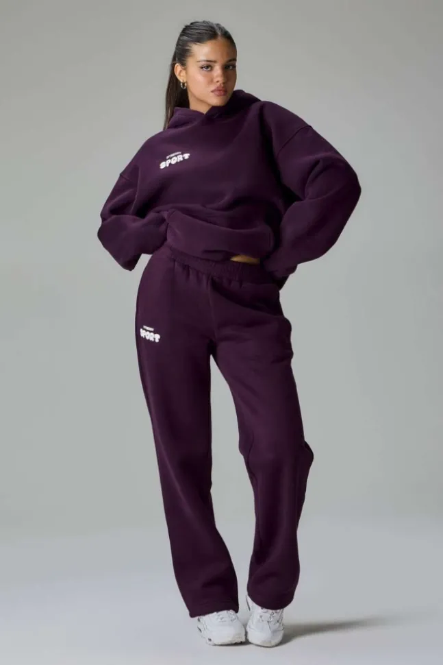 Winter Edition Joggers Plum