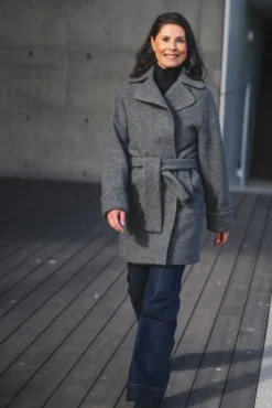 Wool Coat Mid Grey