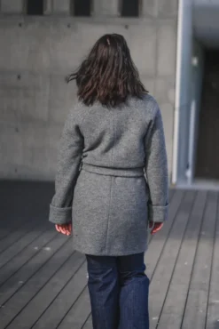 Wool Coat Mid Grey