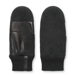 Woolen Mittens Dark Grey Melange