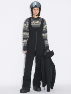 W Tryvann Bib Trousers Dark Grey