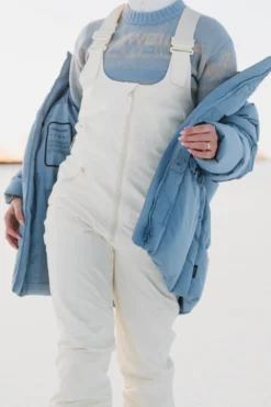 W Tryvann Bib Trousers Ecru