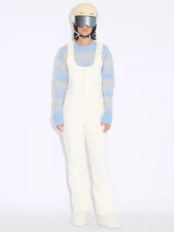 W Tryvann Bib Trousers Ecru