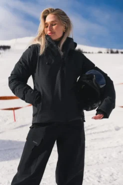 W Tryvann Light Down Jacket Dark Grey