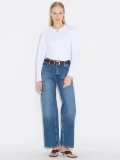 W Wide Jeans Blue