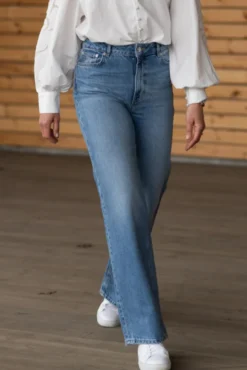W Wide Jeans Light Blue