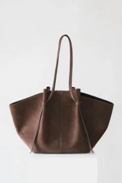 XL Mochi Suede Leather Chocolate