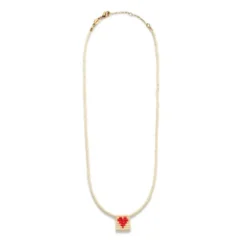 You Are Loved Necklace Ecru