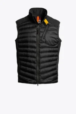 Zavier Fleece/Nylon Vest Black