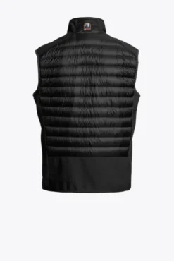 Zavier Fleece/Nylon Vest Black