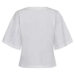 Zenga Tee O-Neck White/Walnut