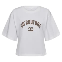 Zenga Tee O-Neck White/Walnut