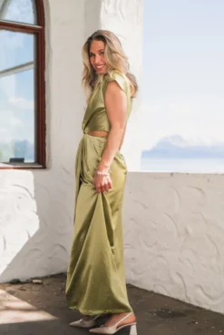 Zephyr Dress Sage Green