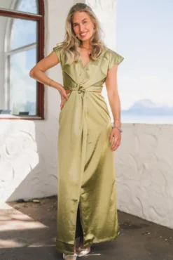 Zephyr Dress Sage Green