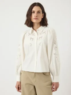 Zimia LS Shirt Star White