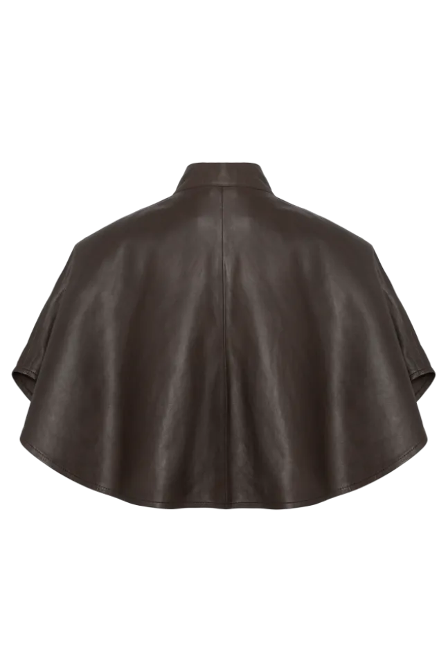Zoe Cape Dark Brown