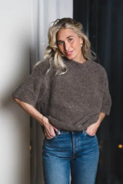 Zolly Sweater Taupe Melange